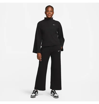 Кофта женская Nike Sportswear Ribbed Jersey Black DM6399-010