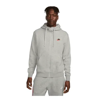 Толстовка чоловіча Nike Club Kapuzenjacke Grey DQ8384-064