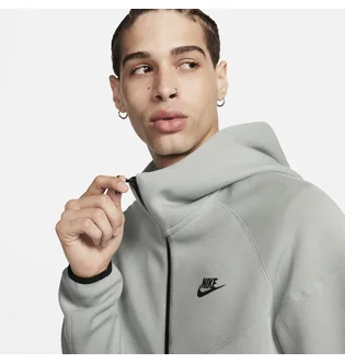 Толстовка мужская Nike Tech Fleece Fz Wr Grey FB7921-330