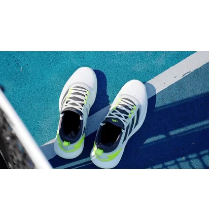 Кроссовки мужские Adidas Adizero Ubersonic 4.1 Tennis Shoes Green/White IF0444