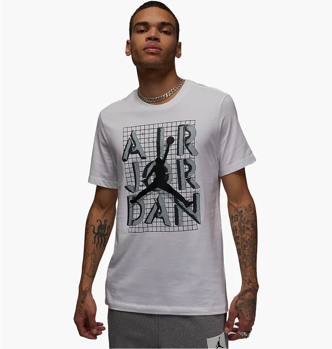 Футболка чоловіча Air Jordan T-Shirt Brand White FN5978-100