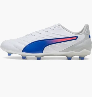 Бутсы мужские Puma King Pro Firm Ground/Artificial Ground Soccer Cleats White 107862-02