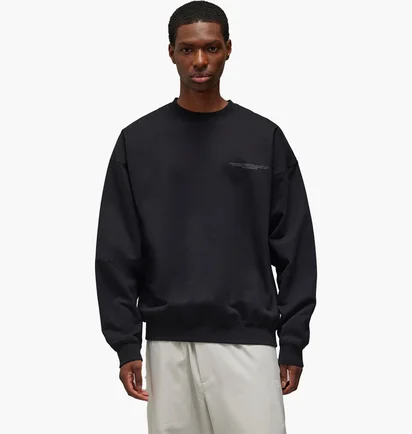 Свитшот унисекс Adidas Y-3 Logo Crew Sweatshirt Black JE9276