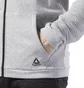 Толстовка мужская Reebok Workout Ready Full-Zip Fleece Grey EC0897