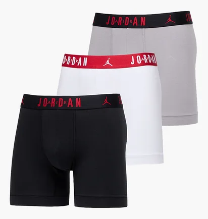 Трусы мужские Air Jordan Flight Cotton Core 3-Pack Boxer Brief Multi/White JM0622-F66