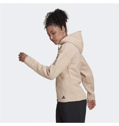 Худі жіноче Adidas Z.N.E. Sportswear Full-Zip Hoodie Beige H42063