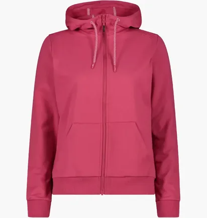 Толстовка женская CMP Jacket Fix Hood Stretch Brushe Pink 31D4276-B852