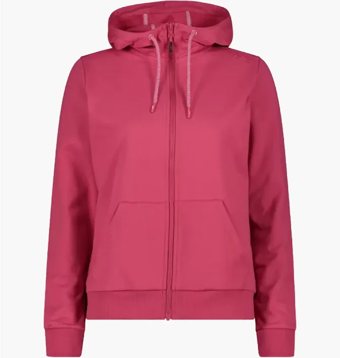 Толстовка женская CMP Jacket Fix Hood Stretch Brushe Pink 31D4276-B852