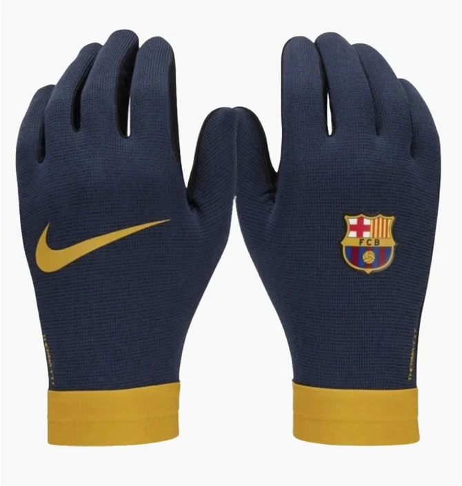 Рукавиці воротарські чоловічі Nike Fc Barcelona Therma-Fit Academy Blue FJ4861-010