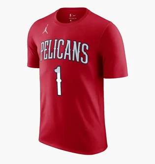 Футболка мужская Air Jordan Zion Williamson Pelicans Statement Edition Red CV9996-660