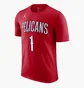 Футболка чоловіча Air Jordan Zion Williamson Pelicans Statement Edition Red CV9996-660