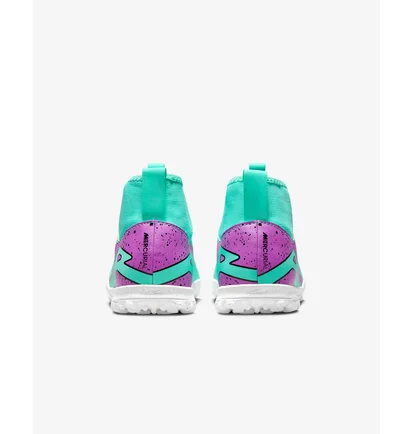 Сороконіжки дитячі Nike Air Zoom Mercurial Superfly 9 Academy Tf Junior Turquoise DJ5616-300