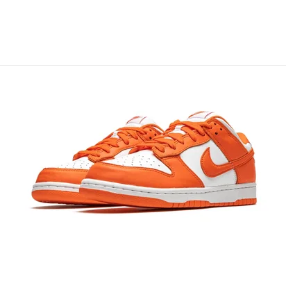 Кроссовки мужские Nike Dunk Low Retro White/Orange CU1726-101
