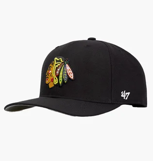 Кепка унісекс 47 Brand Mvp Dp Chicago Blackhawks Black H-CLZOE04WBP-BKB