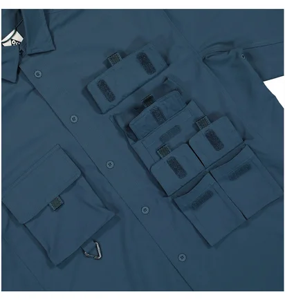 Рубашка мужская Nike Acg Dri-Fit Uv Devastation Trail Shirt Blue DN3936-437