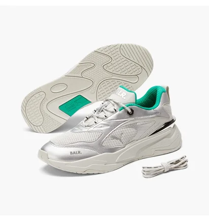 Кроссовки мужские Puma X Balr. Rs-Fast Sneakers White/Metallic 106672-01