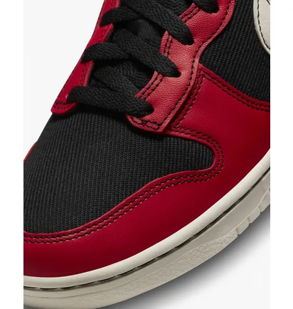 Кросівки чоловічі Nike Dunk High Retro Se Plaid Casual Shoes Black/Red Dv0826-001