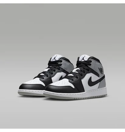 Кроссовки детские Air Jordan 1 Mid Bg Black/White DQ8423-101