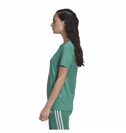 Футболка женская Adidas Trefoil Tee Green FM3300