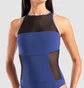 Купальник женский Arena Mesh Panels Swimsuit Swim Pro Blue 006659-700