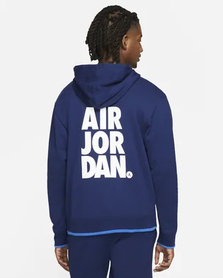 Худи мужское Nike M J Jmc Flc Po Blue CV2244-492