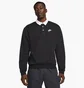Кофта мужская Nike Club Fleece MenS Brushed-Back Long-Sleeve Polo Black DX0537-010