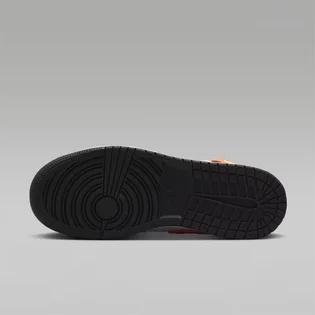 Кроссовки детские Air jordan 1 Mid Big Kids Shoes Orange/White DQ8423-801