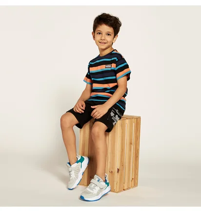 Футболка детская Puma Alpha Striped Multi 847293-06