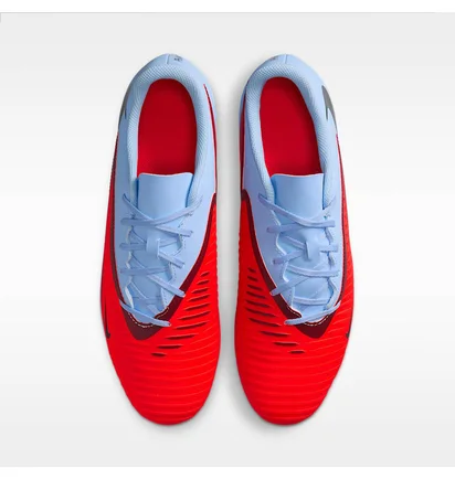 Бутсы унисекс Nike Phantom 6 Low Club Fg/Mg Red/Blue HM8933-400