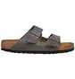 Тапочки мужские BIRKENSTOCK Arizona Oiled Leather Soft Footbed Sandals Grey 552801