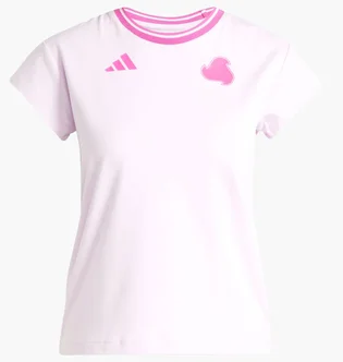 Футболка женская Adidas Tiro Cut 3-Stripes Cotton Baby Tee Pink JC8208