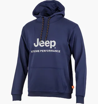 Худі чоловіче Jeep Hooded Sweatshirt Xtreme Performance Print Jx22A Blue O102626-K882