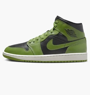 Кроссовки женские Nike Air Jordan 1 Mid Green Bq6472-031