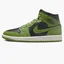 Кроссовки женские Nike Air Jordan 1 Mid Green Bq6472-031