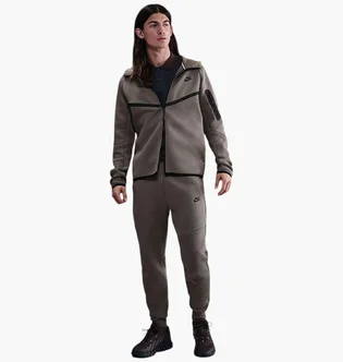 Толстовка мужская Nike Tech Fleece Fz Wr Grey HV0949-289