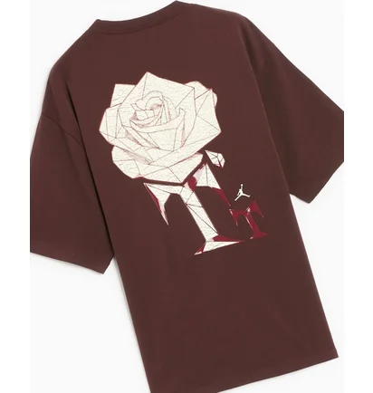 Футболка женская Air Jordan X Teyana Taylor Vintage T-Shirt Brown FB2640-227