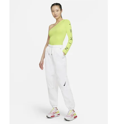 Лонгслів жіночий Nike Womens Asymmetrical Long-Sleeve Top Yellow CZ8188-736