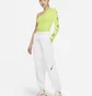 Лонгслів жіночий Nike Womens Asymmetrical Long-Sleeve Top Yellow CZ8188-736