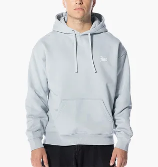 Худи мужское Patta Basic Hooded Sweater Light Blue POC-BC23-HS-021