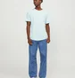 Футболка чоловіча Jack & Jones Jjebasher O-Neck Ss Noos Blue 12182498-SOOTHINGSEA