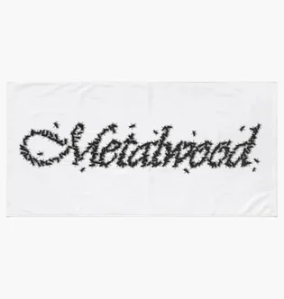 Полотенце Metalwood Studio Flies Caddie White MWS25-10-04-WHT