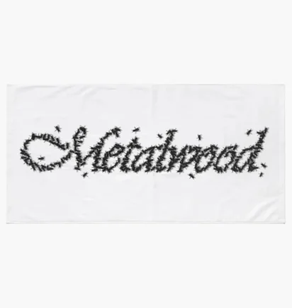 Полотенце Metalwood Studio Flies Caddie White MWS25-10-04-WHT