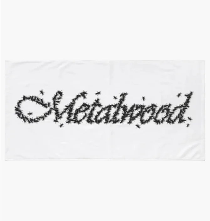 Полотенце Metalwood Studio Flies Caddie White MWS25-10-04-WHT