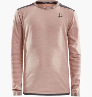 Кофта дитяча Craft Fuseknit Comfort Rn Ls Junior Pink 1906633-704975