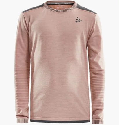 Кофта дитяча Craft Fuseknit Comfort Rn Ls Junior Pink 1906633-704975