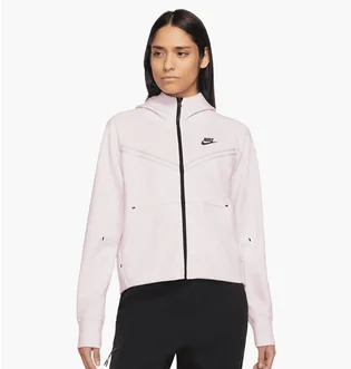 Толстовка женская Nike Hooded Sweatshirt W Nsw Tch Flc Wr Essntl Fz Hdy Pink CW4298-664