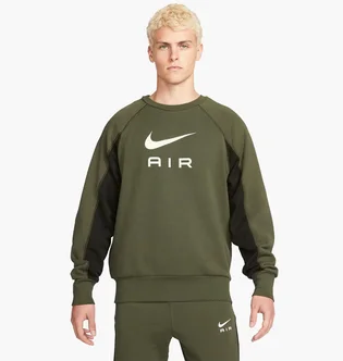 Свитшот мужской Nike M Nsw Air Ft Crew Olive DQ4205-222