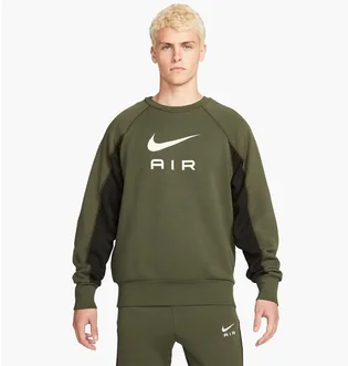 Свитшот мужской Nike M Nsw Air Ft Crew Olive DQ4205-222