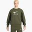 Свитшот мужской Nike M Nsw Air Ft Crew Olive DQ4205-222