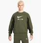 Свитшот мужской Nike M Nsw Air Ft Crew Olive DQ4205-222